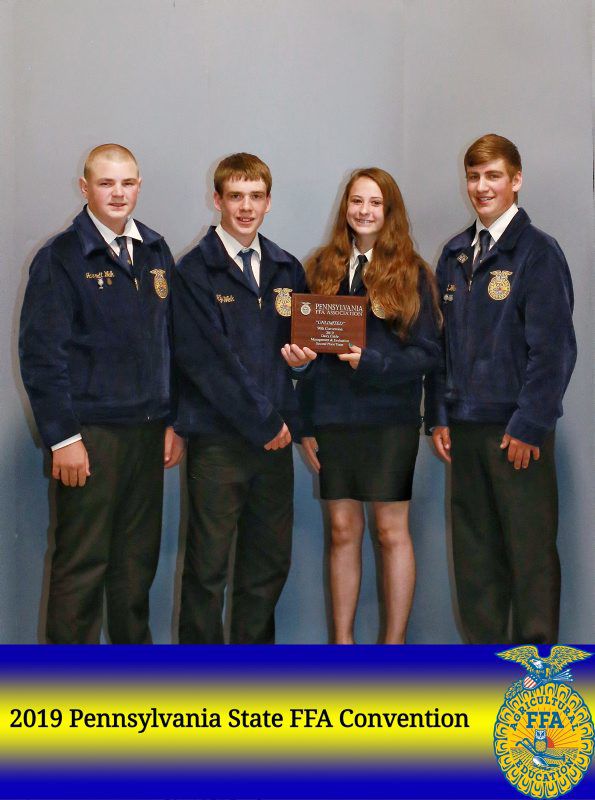 Dairy Cattle Management & Evaluation Second Place Team